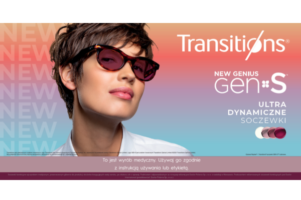 Okulary, które same dostosowują się do światła? Poznaj szkła Transitions GEN S